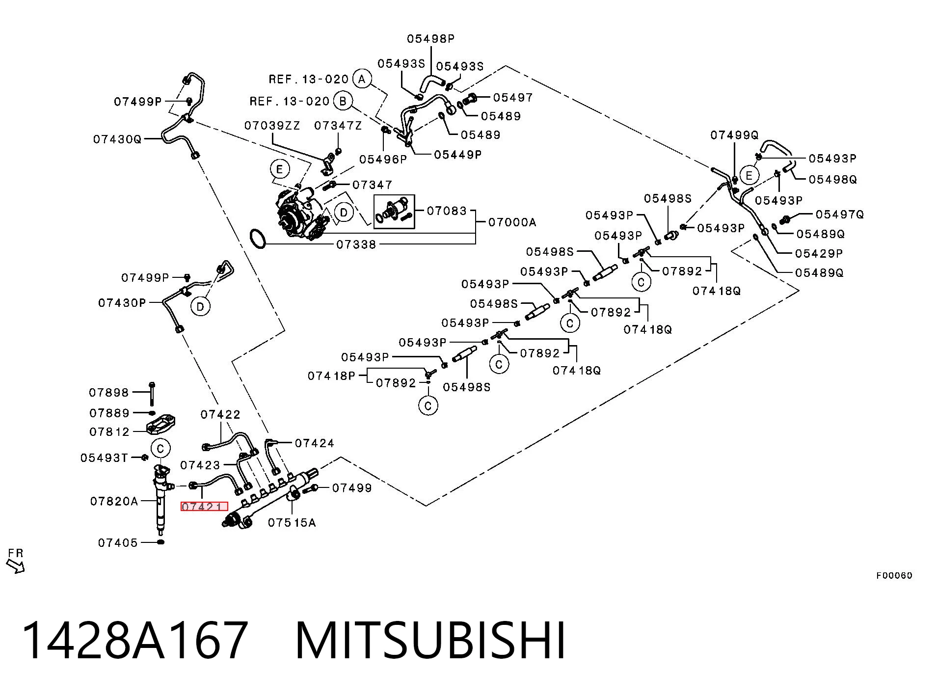 1428A167 Mitsubishi