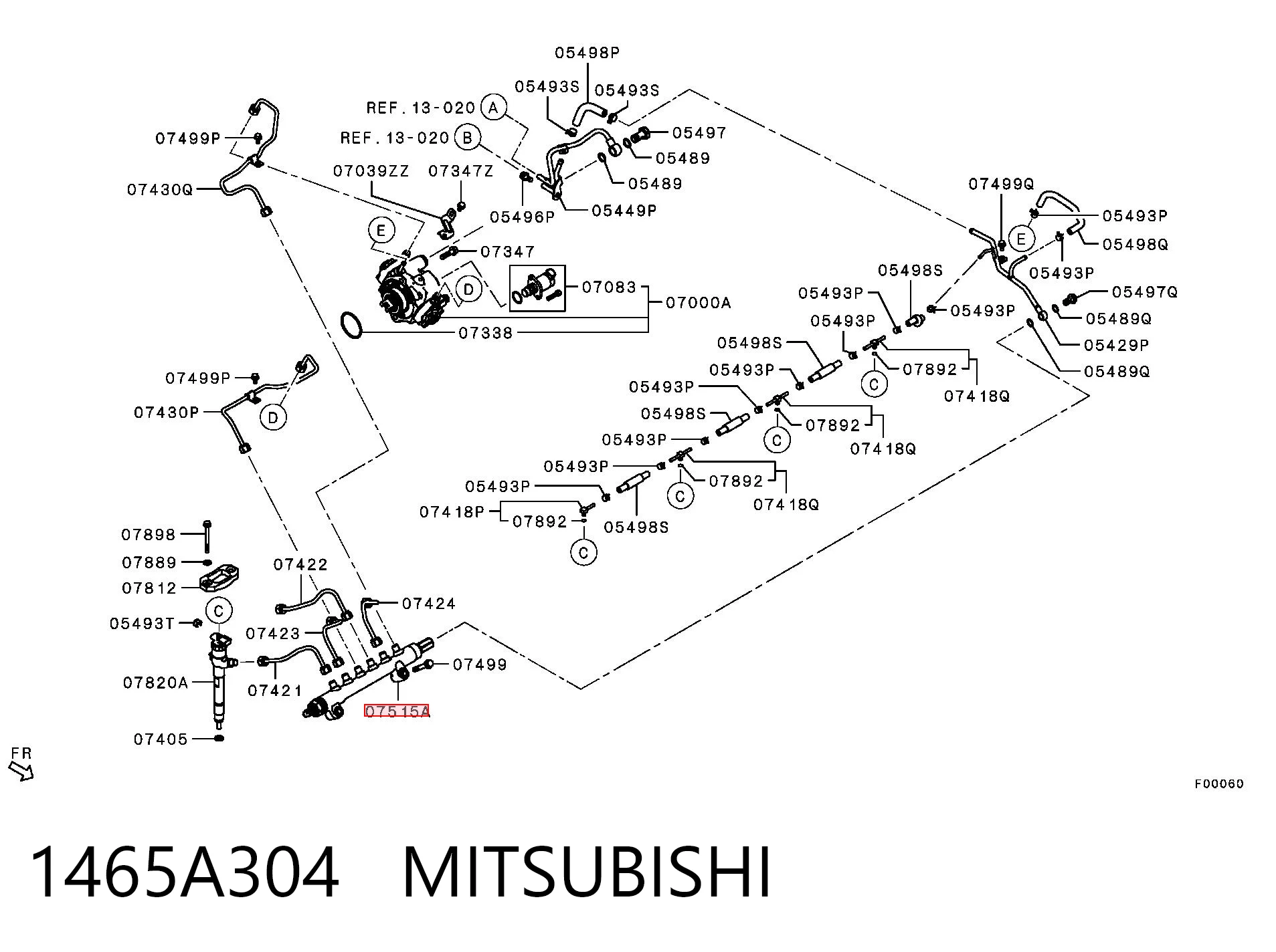 1465A304 Mitsubishi