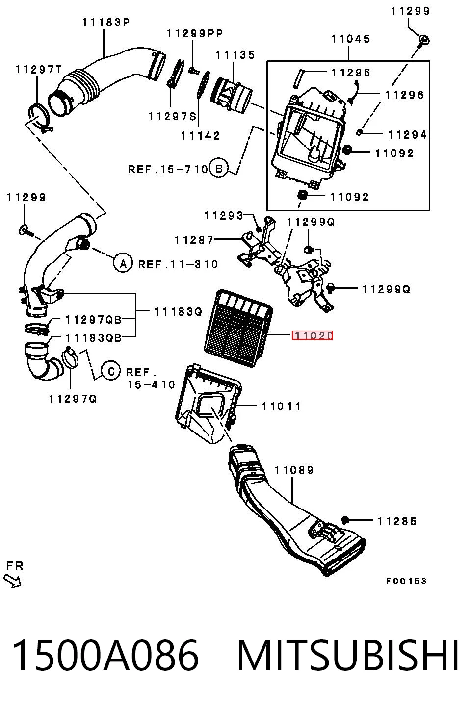 1500A086 Mitsubishi