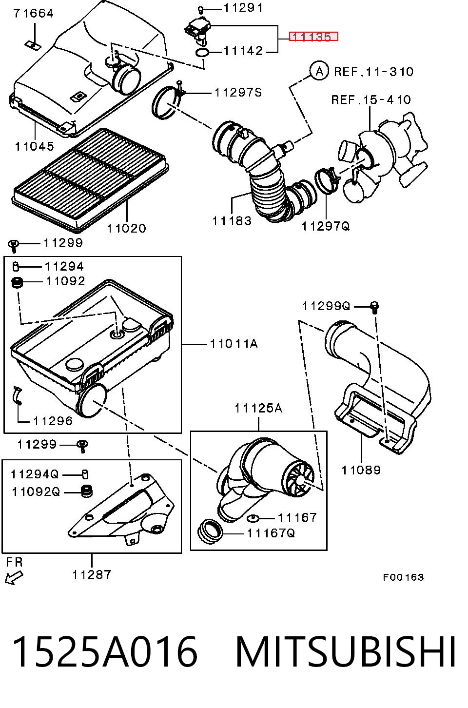 Comprar 1X4312B579AA Mazda Sensor de masa de aire