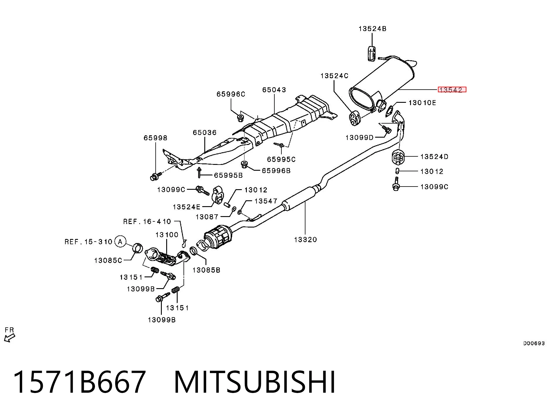 1571B667 Mitsubishi
