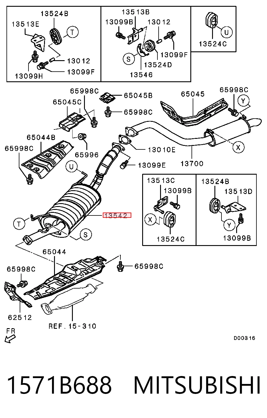 1571B688 Mitsubishi