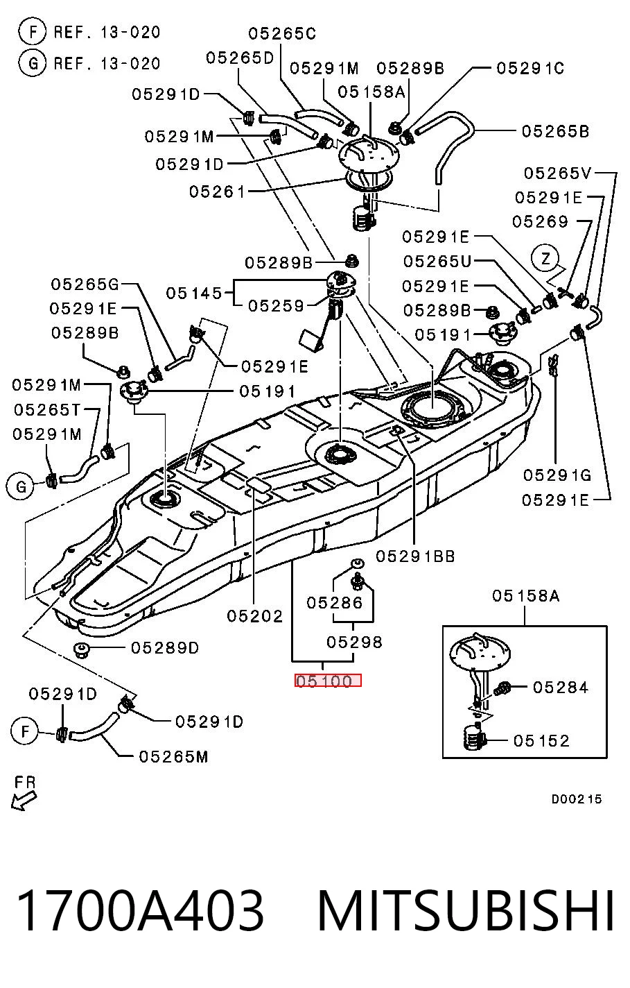 1700A403 Mitsubishi