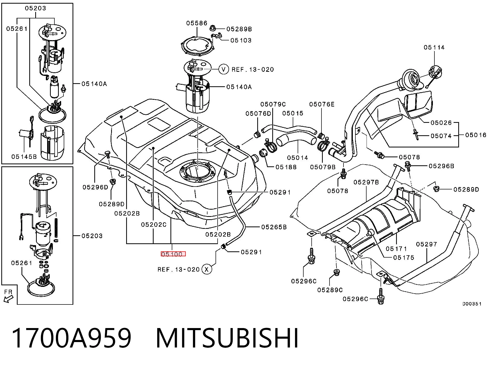 1700A959 Mitsubishi