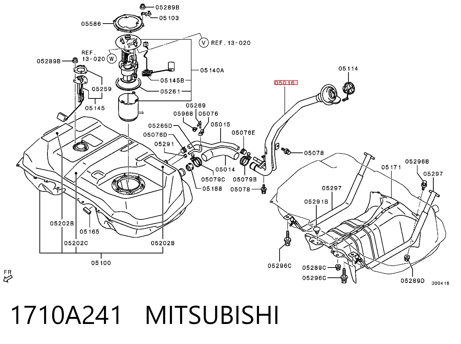 1710A241 Mitsubishi