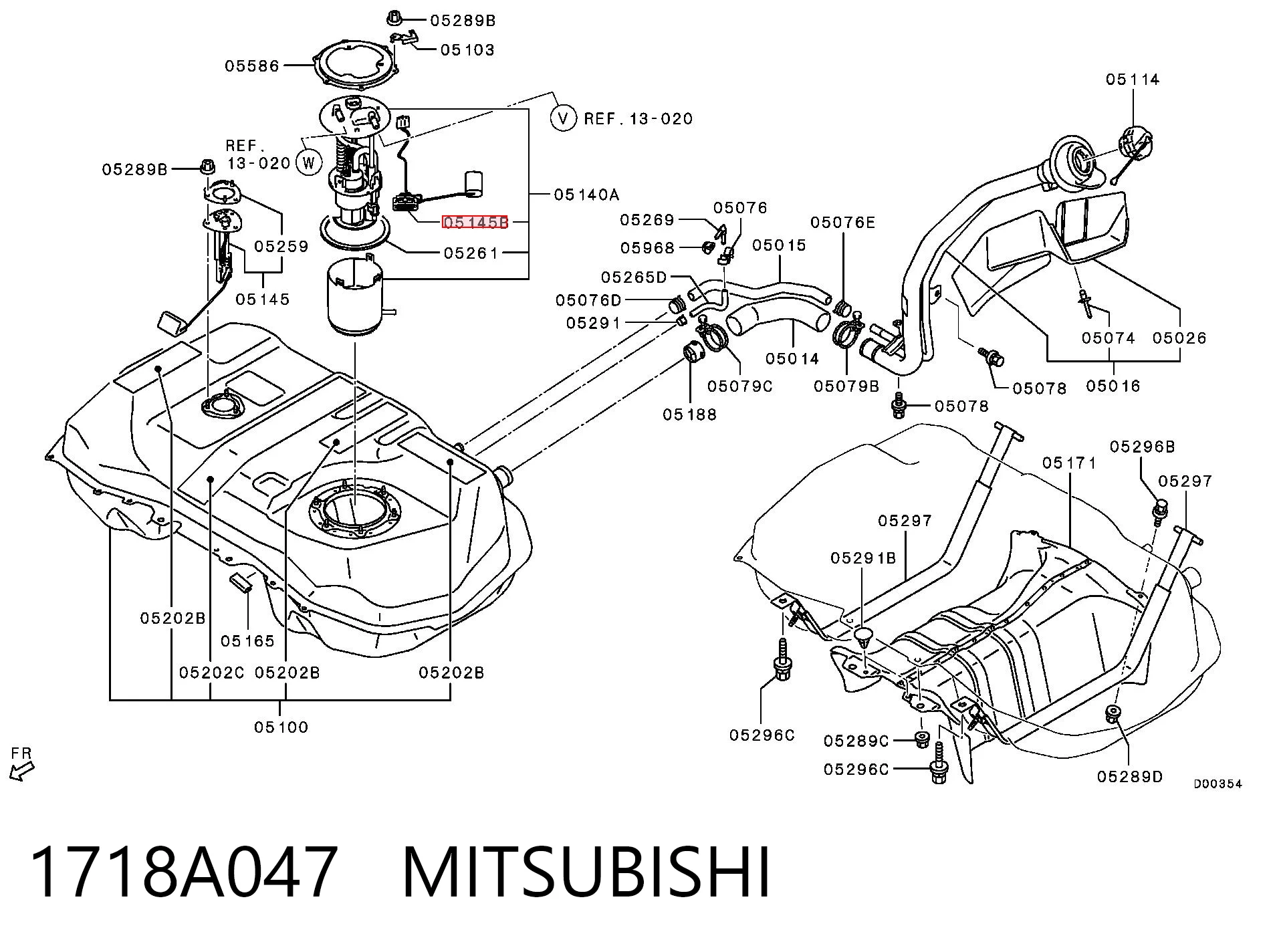 1718A047 Mitsubishi