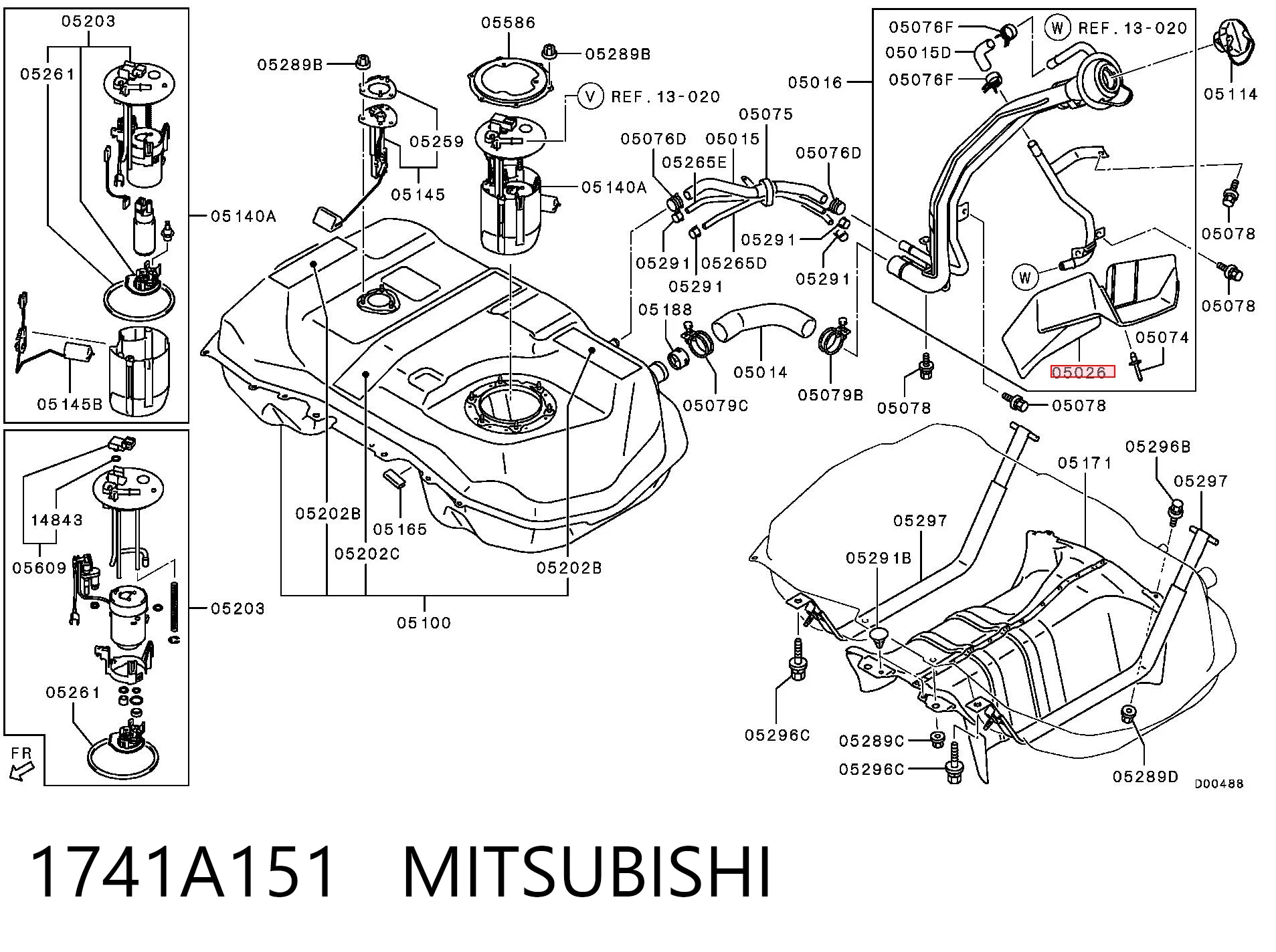 1741A151 Mitsubishi