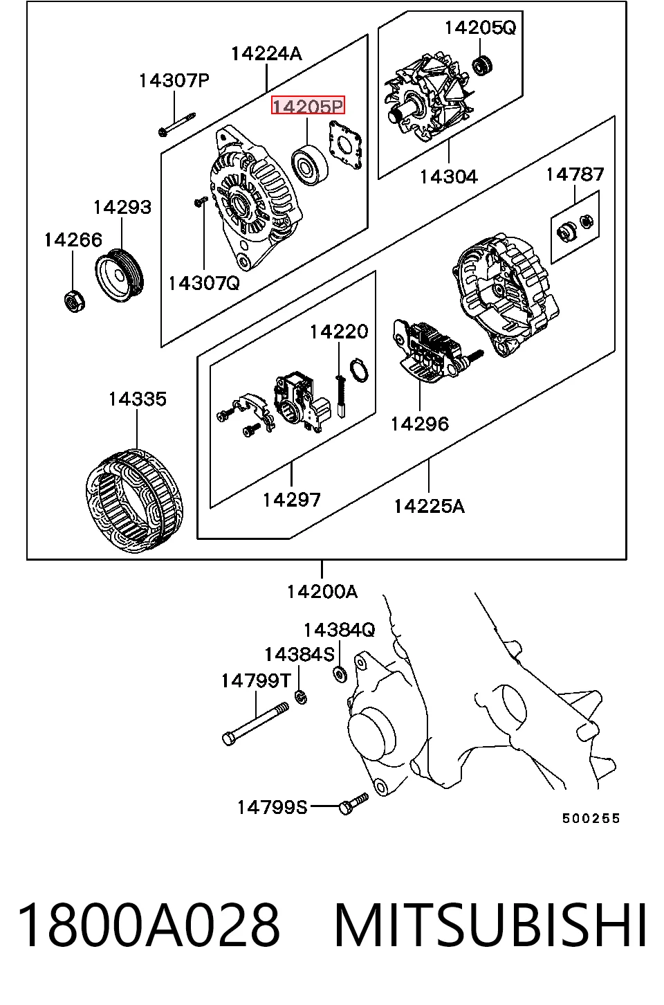 1800A028 Mitsubishi