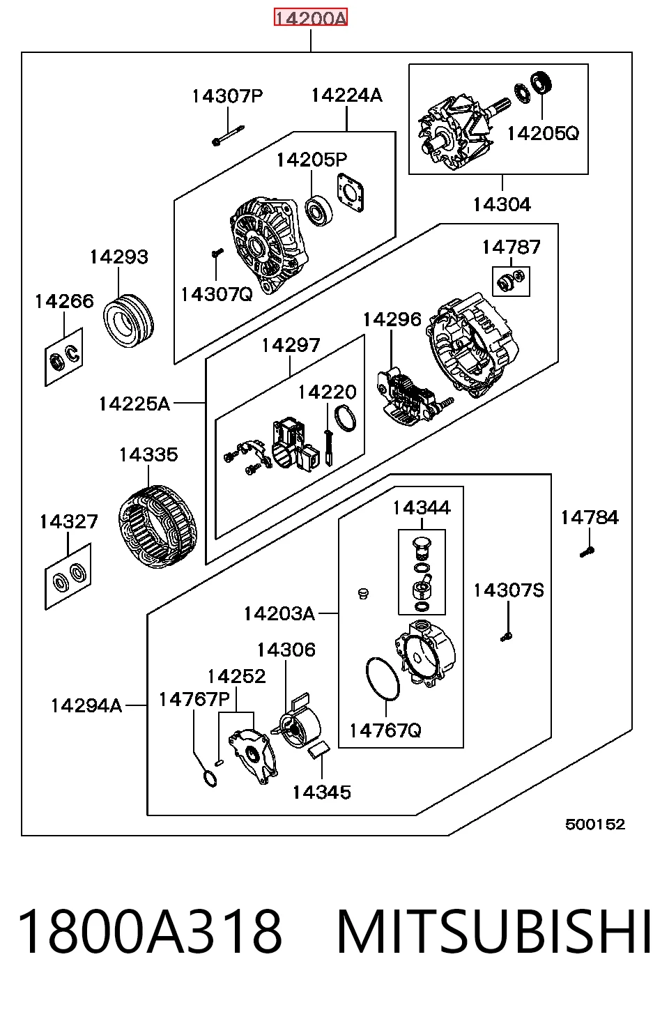 1800A318 Mitsubishi