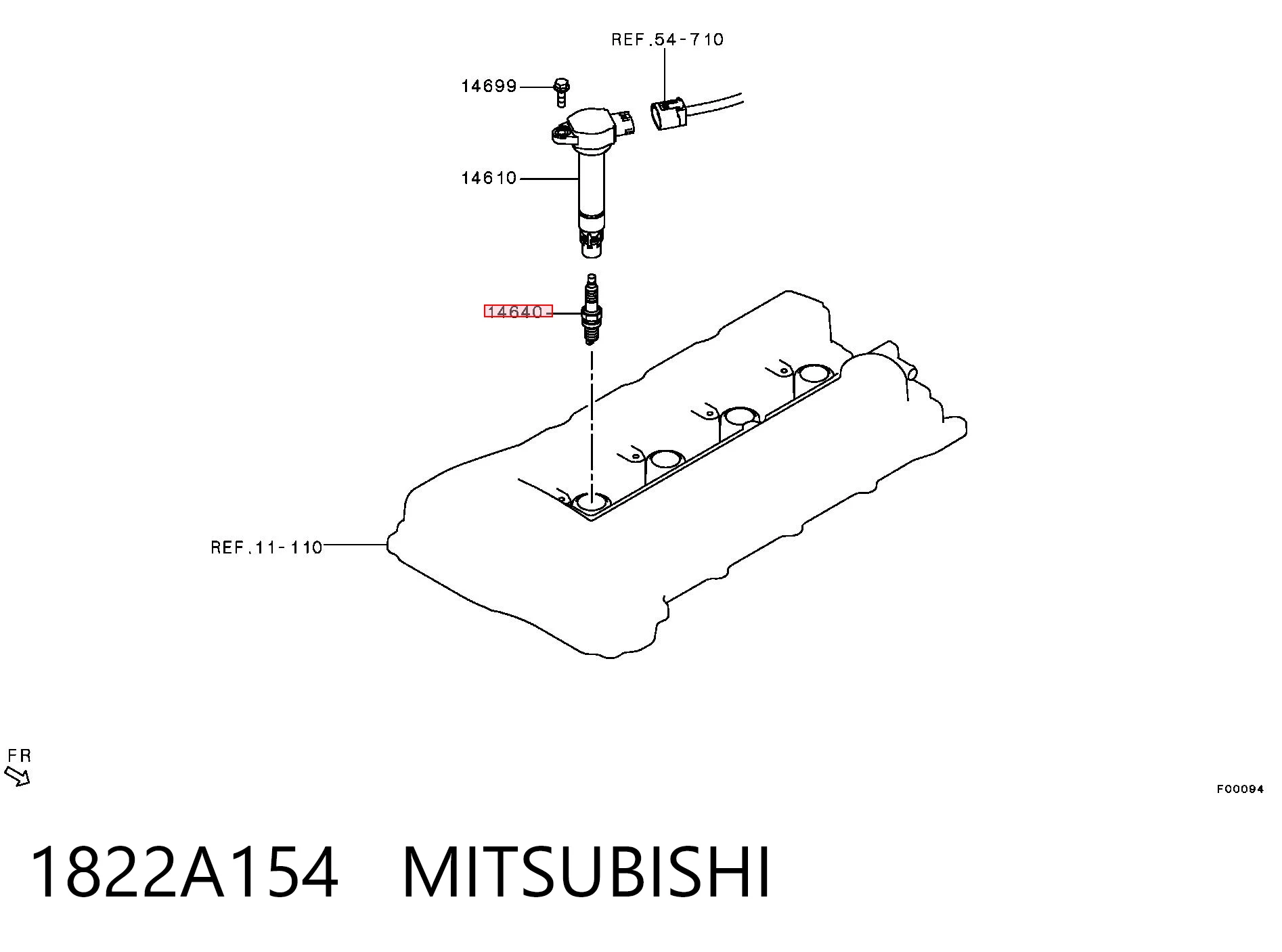 1822A154 Mitsubishi