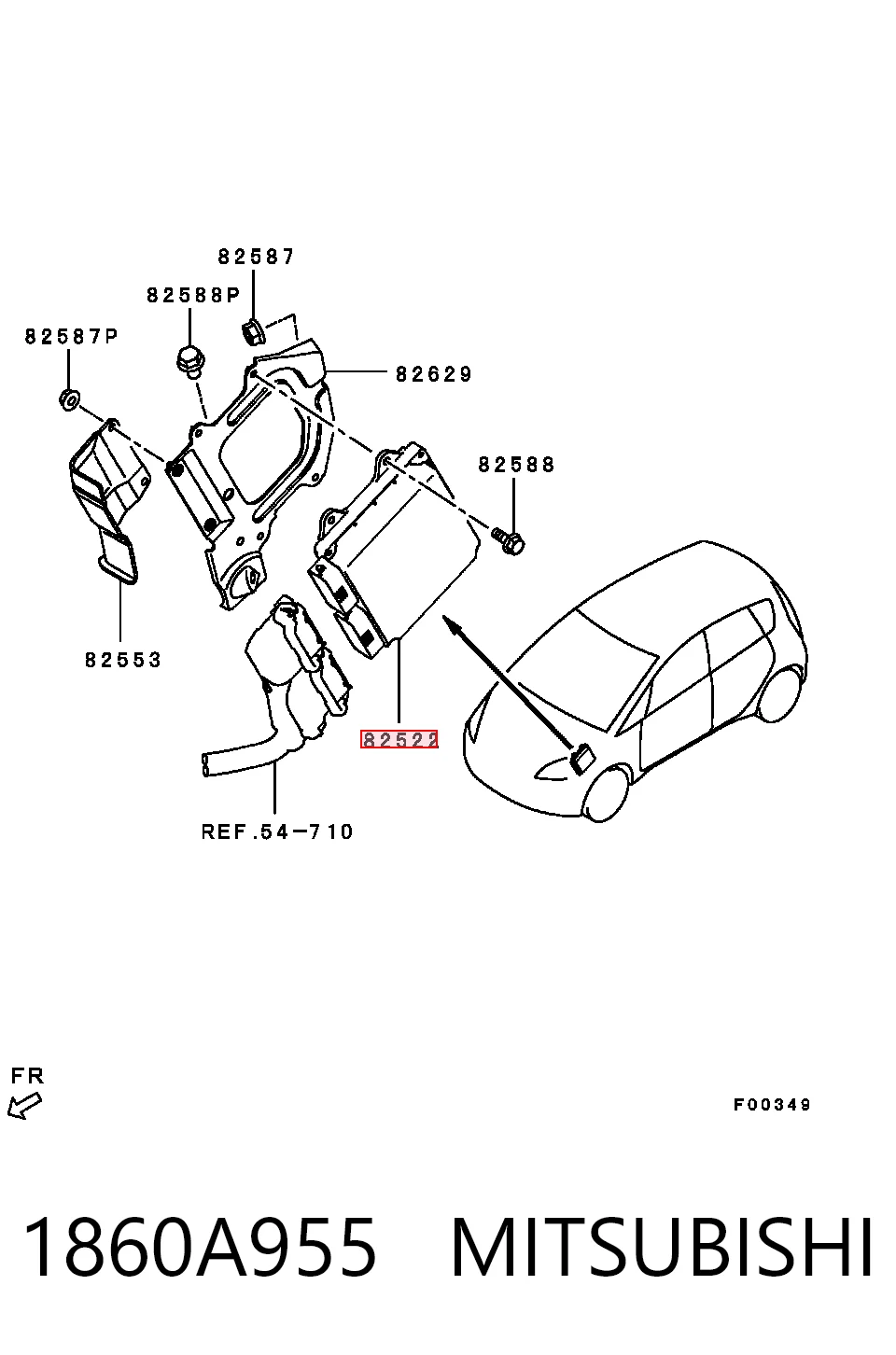 Centralina Del Motor para Mitsubishi Colt VI Z3A