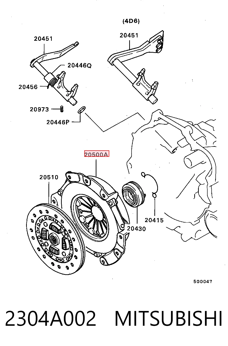 2304A002 Mitsubishi