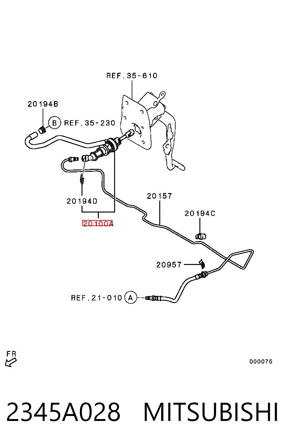 Comprar Cilindro maestro de embrague Mitsubishi Outlander III GF, GG a bajo precio