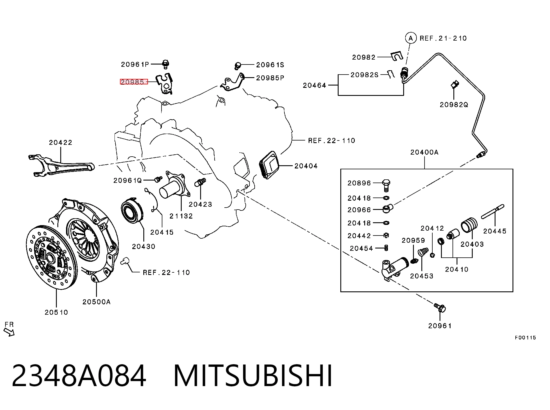 2348A084 Mitsubishi