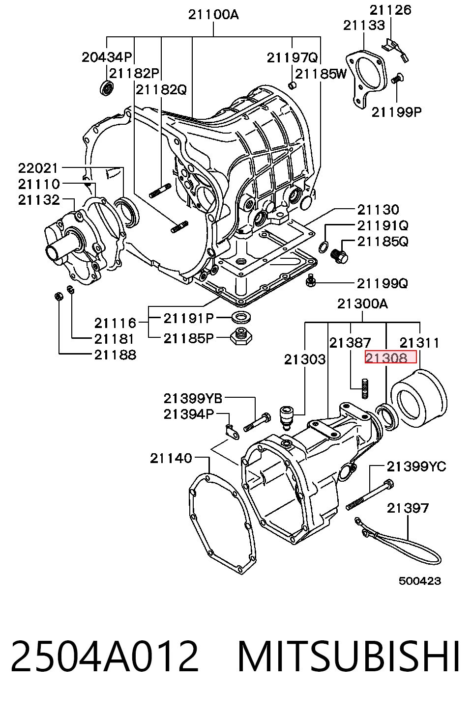 2504A012 Mitsubishi