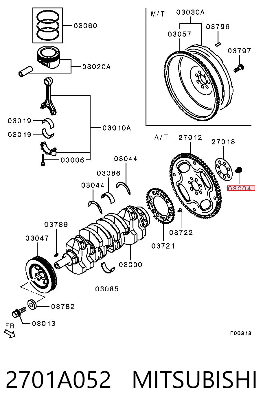 2701A052 Mitsubishi