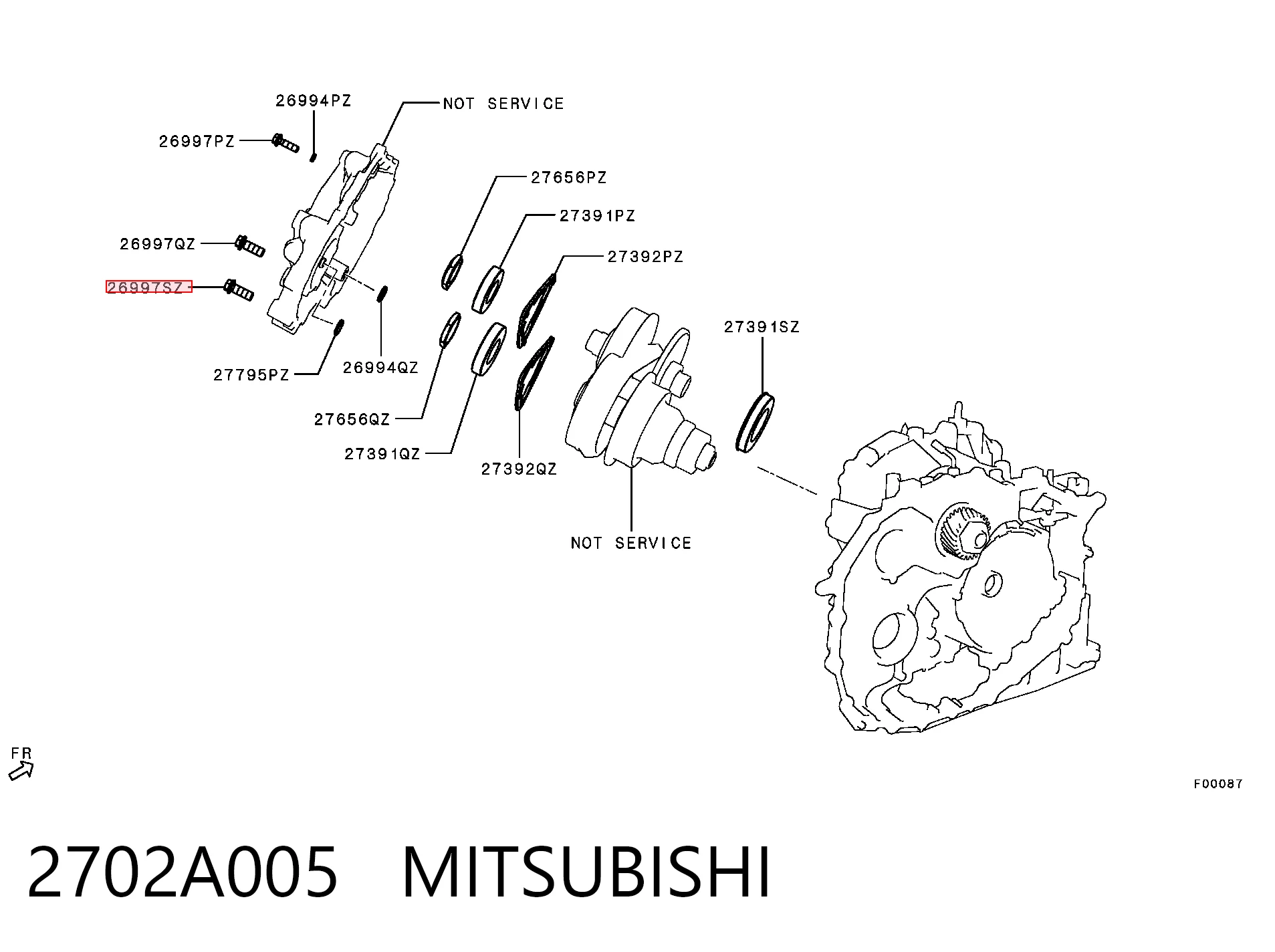 2702A005 Mitsubishi