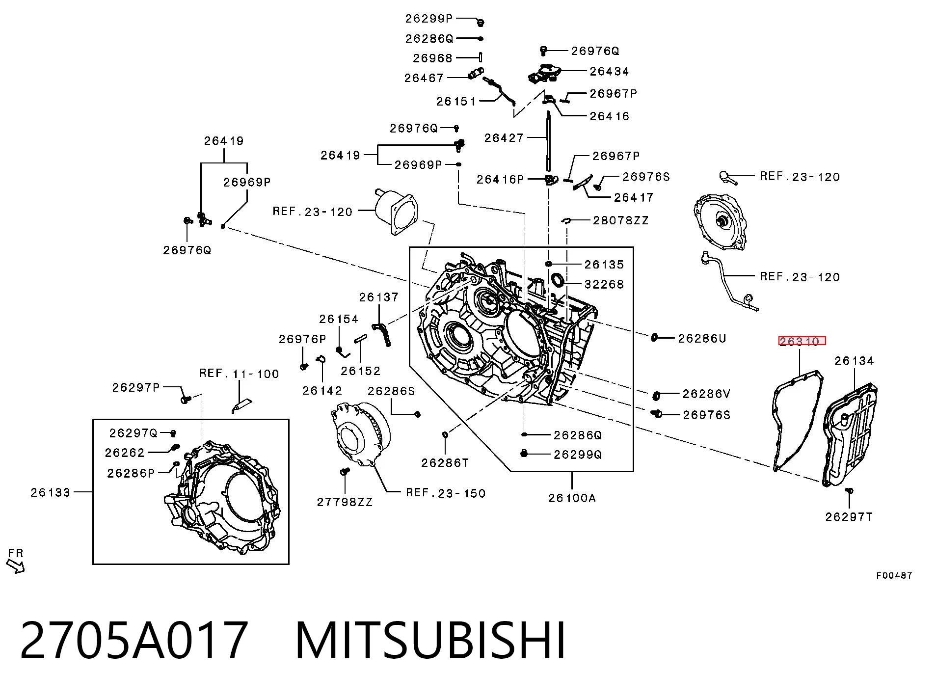 2705A017 Mitsubishi