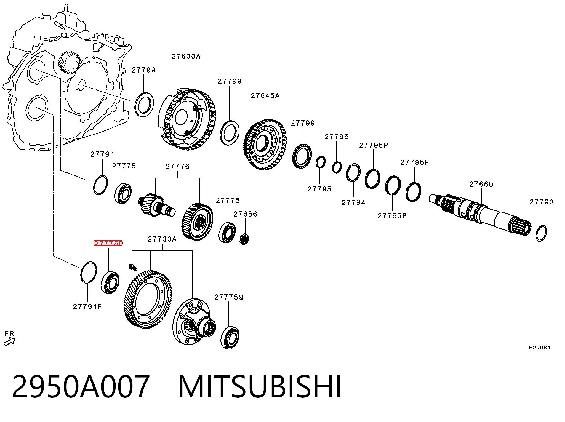 2950A007 Mitsubishi