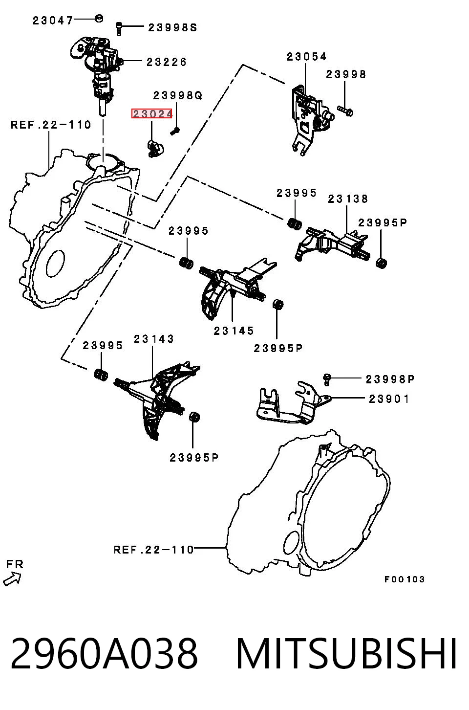 2960A038 Mitsubishi