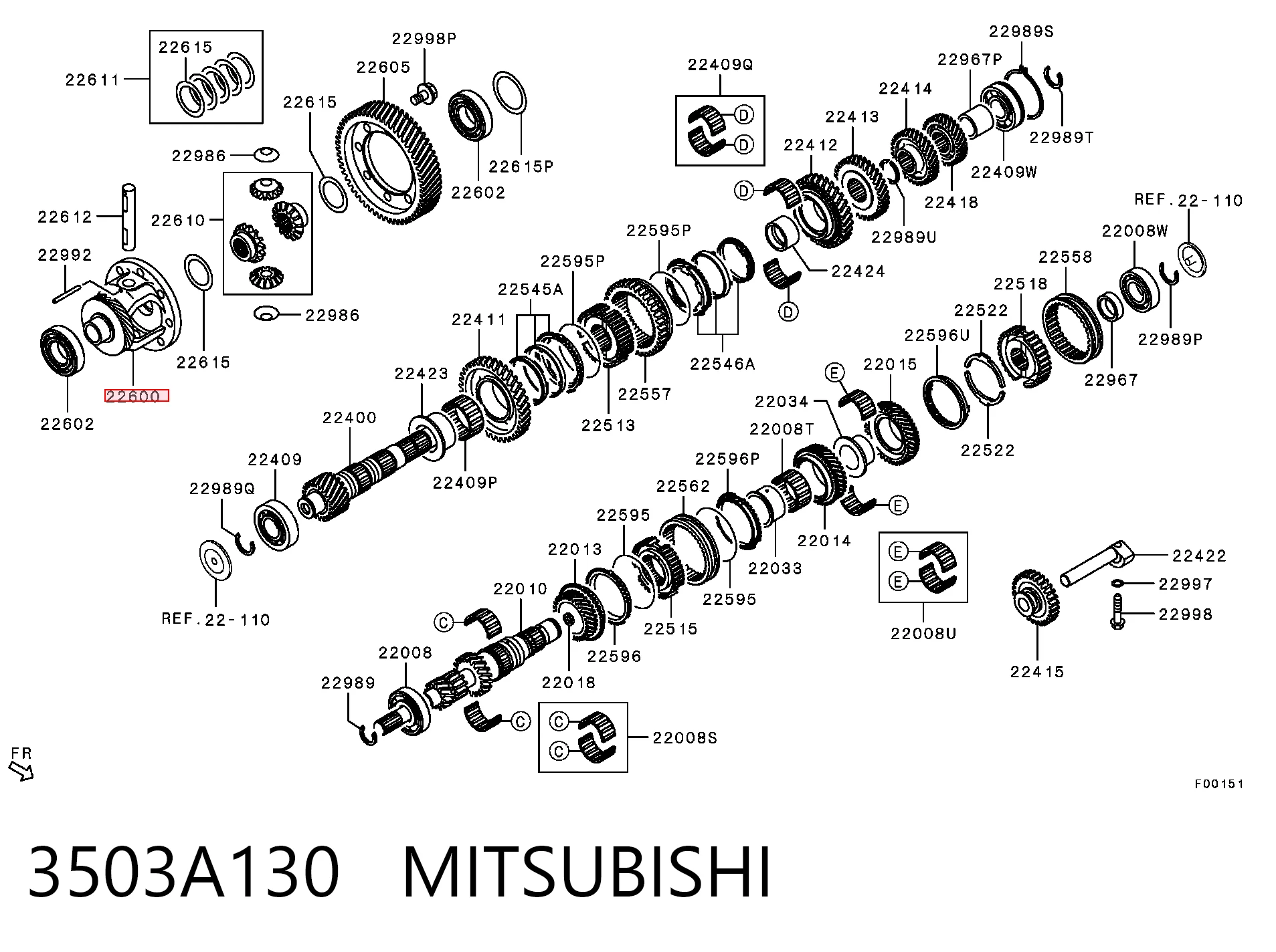3503A130 Mitsubishi