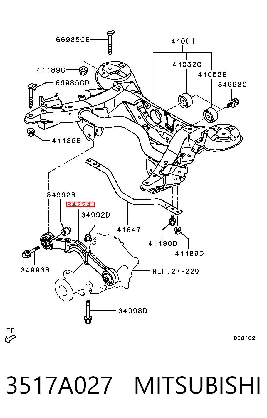 3517A027 Mitsubishi