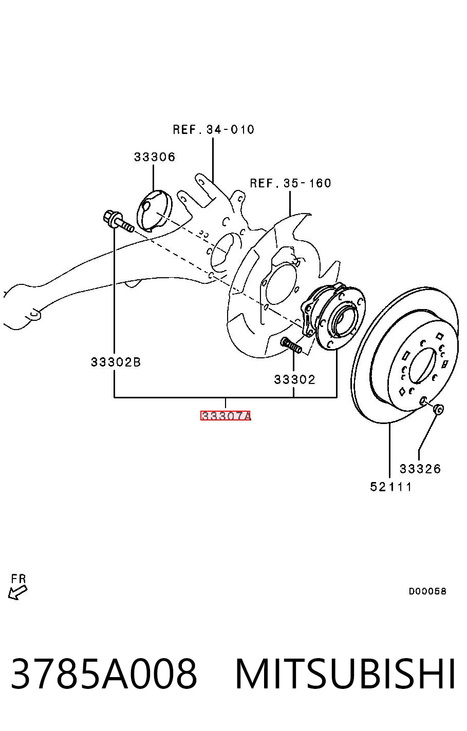 3785A008 Mitsubishi