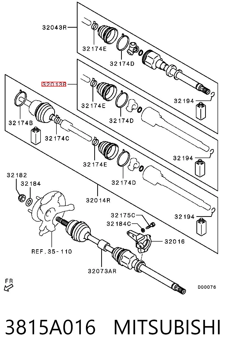 3815A016 Mitsubishi