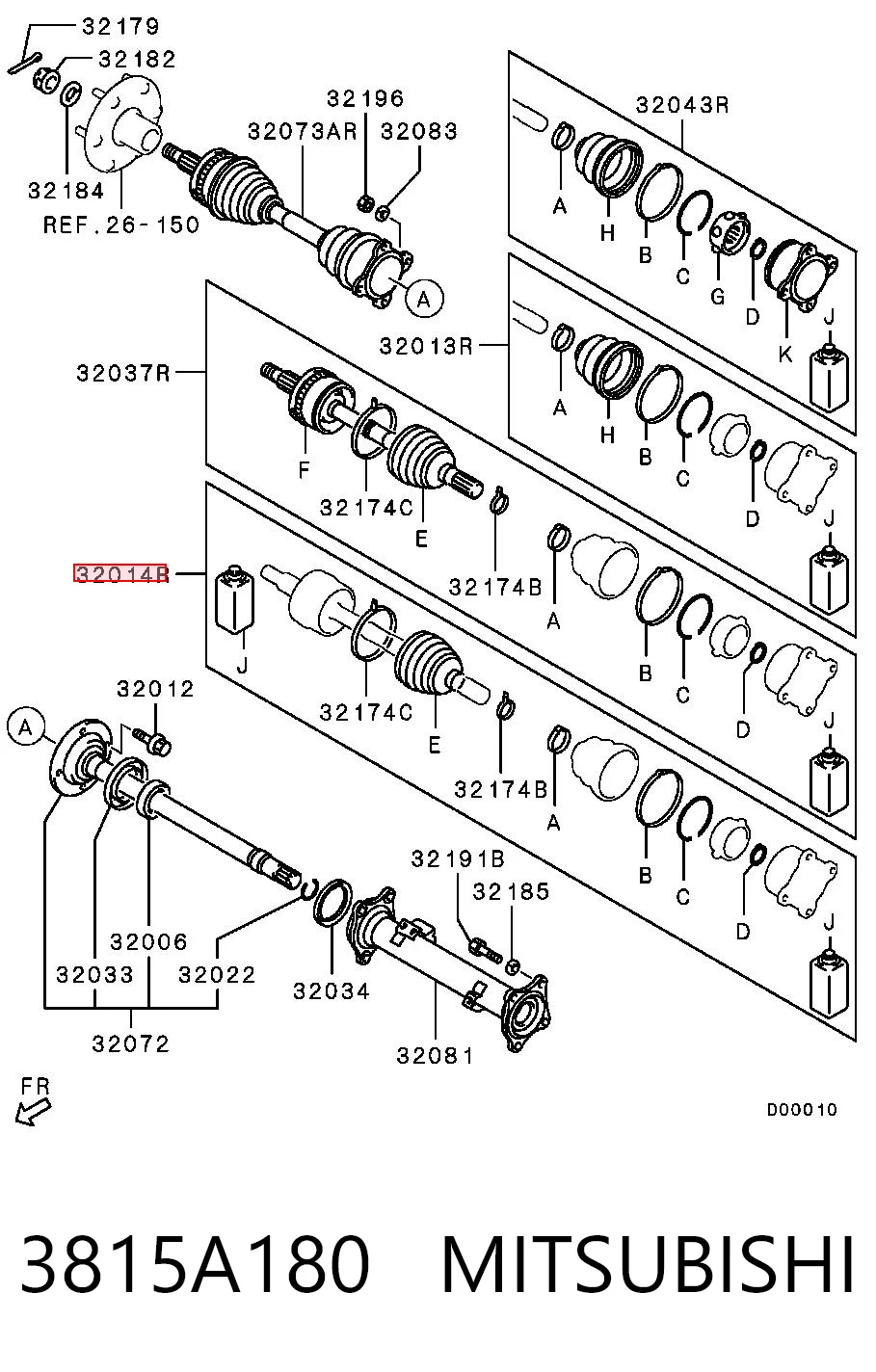 3815A180 Mitsubishi