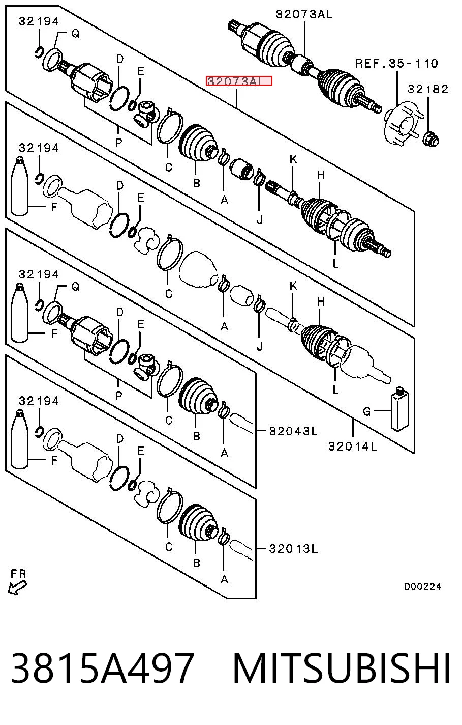 3815A497 Mitsubishi
