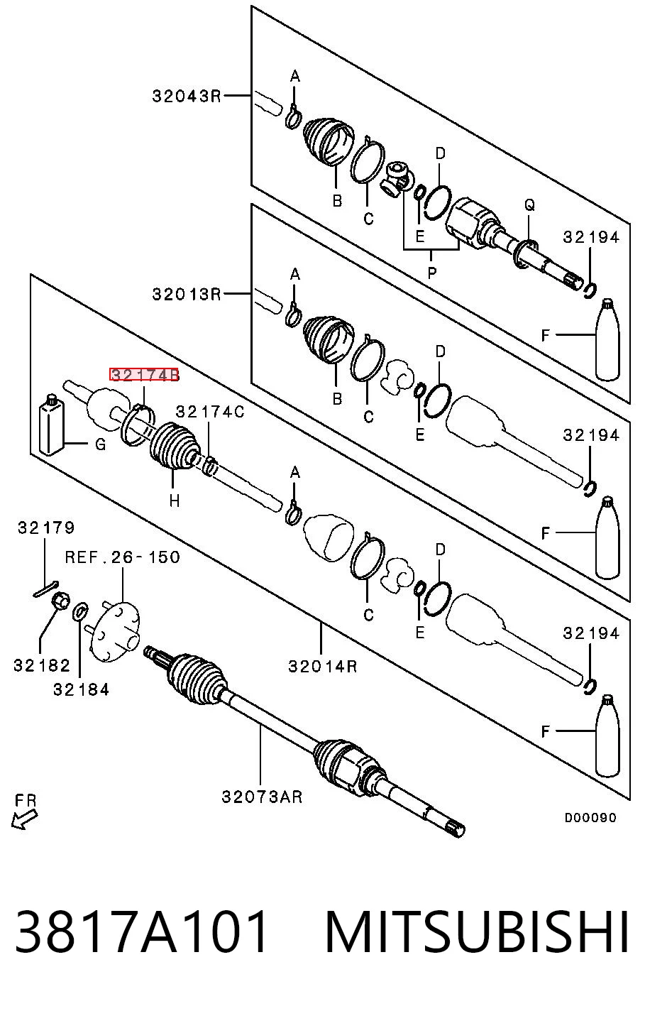 3817A101 Mitsubishi