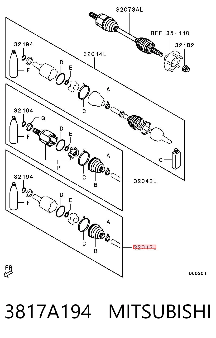 3817A194 Mitsubishi