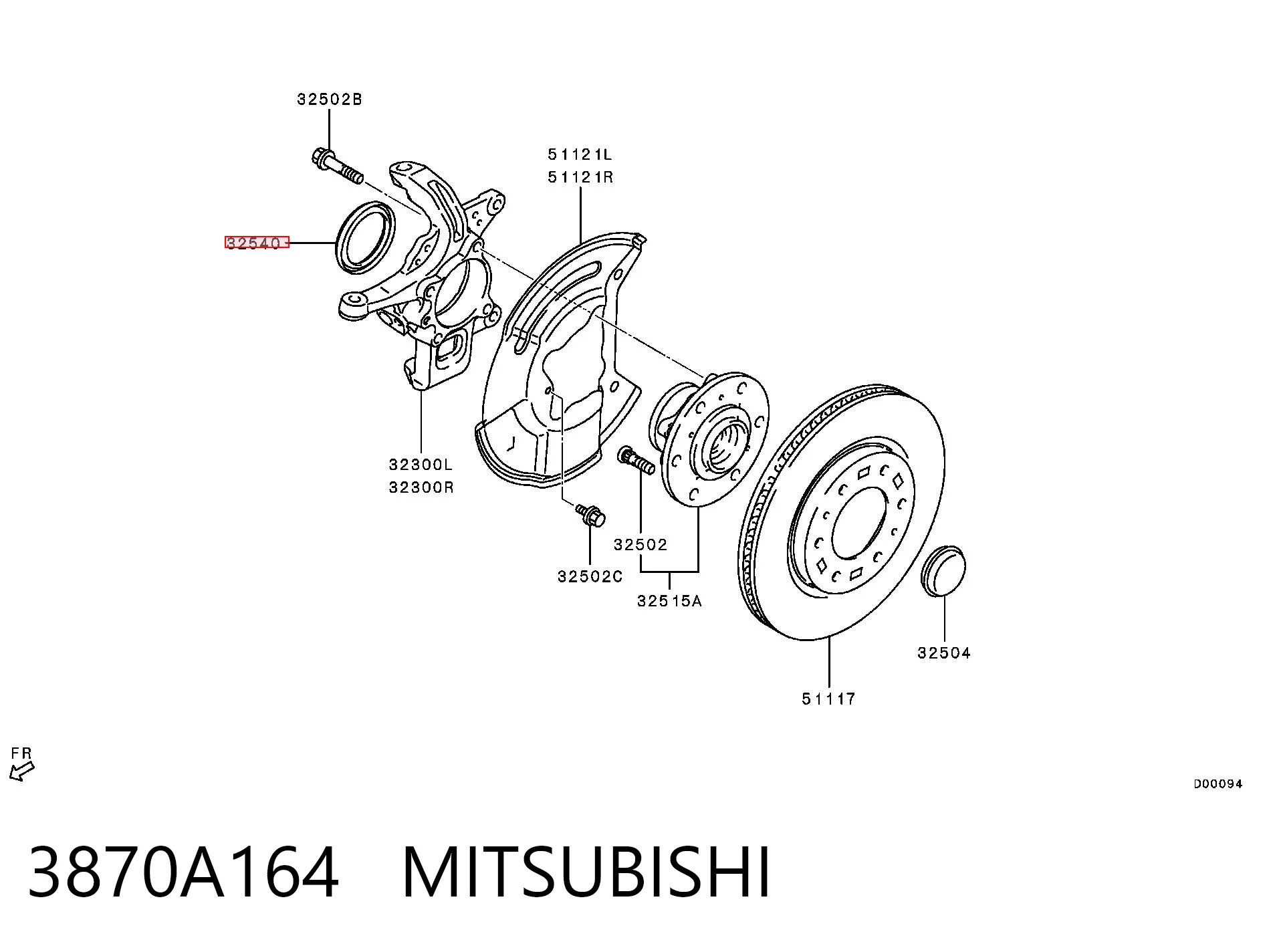 3870A164 Mitsubishi