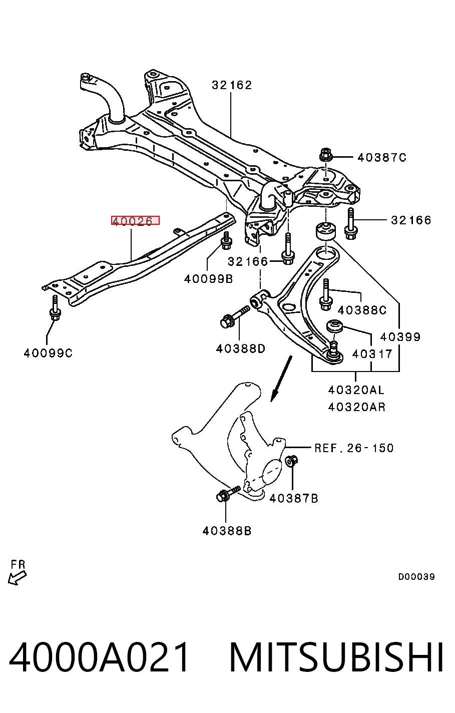 4000A021 Mitsubishi