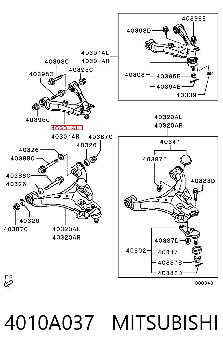 4010A037 Mitsubishi