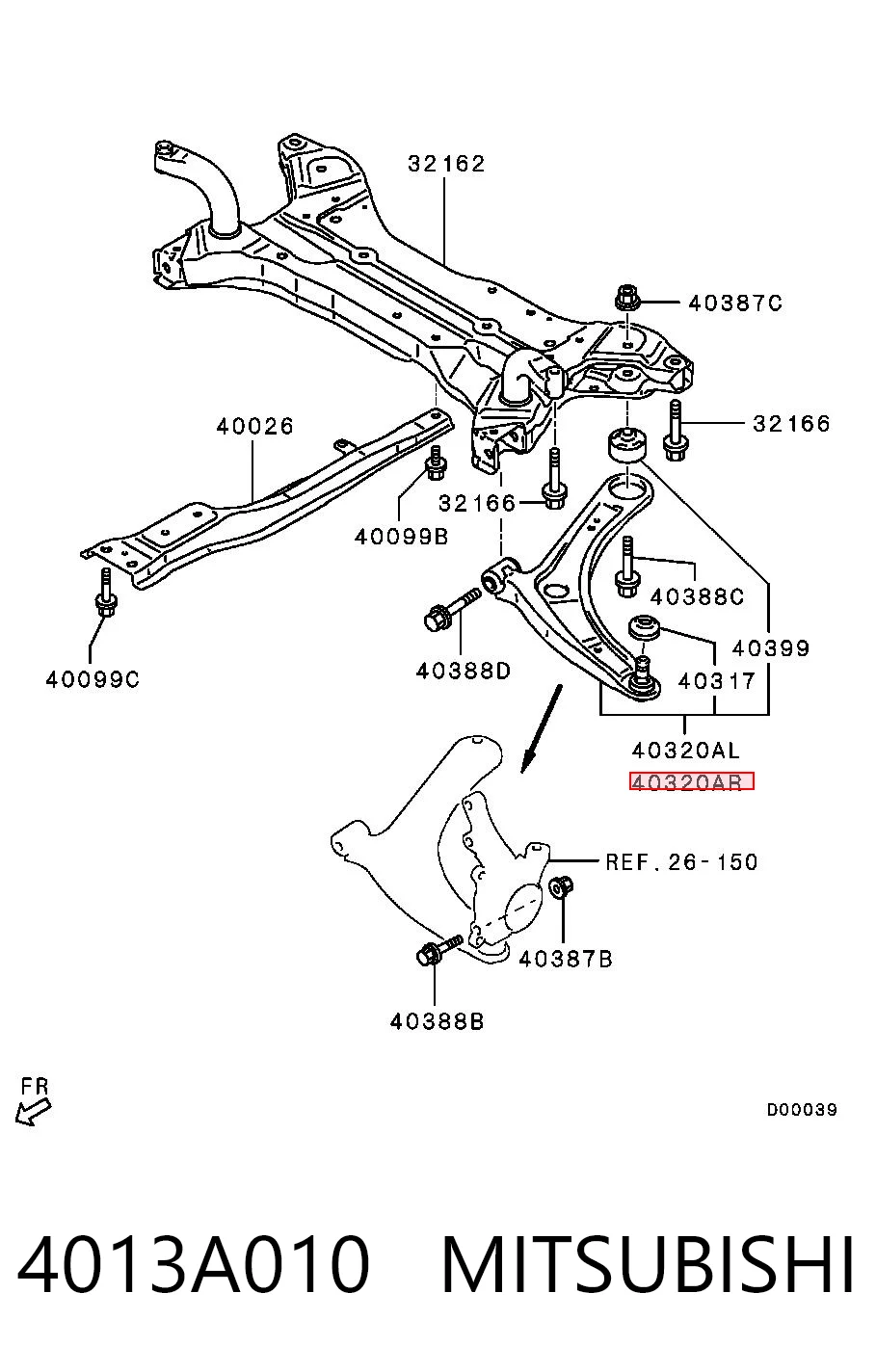 4013A010 Mitsubishi