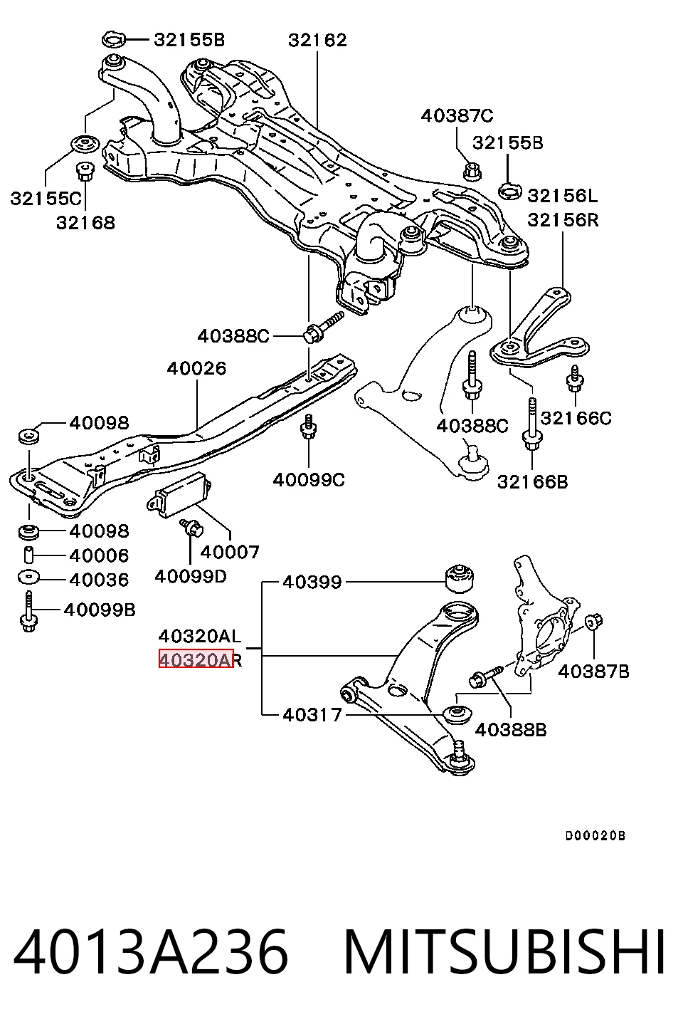 4013A236 Mitsubishi