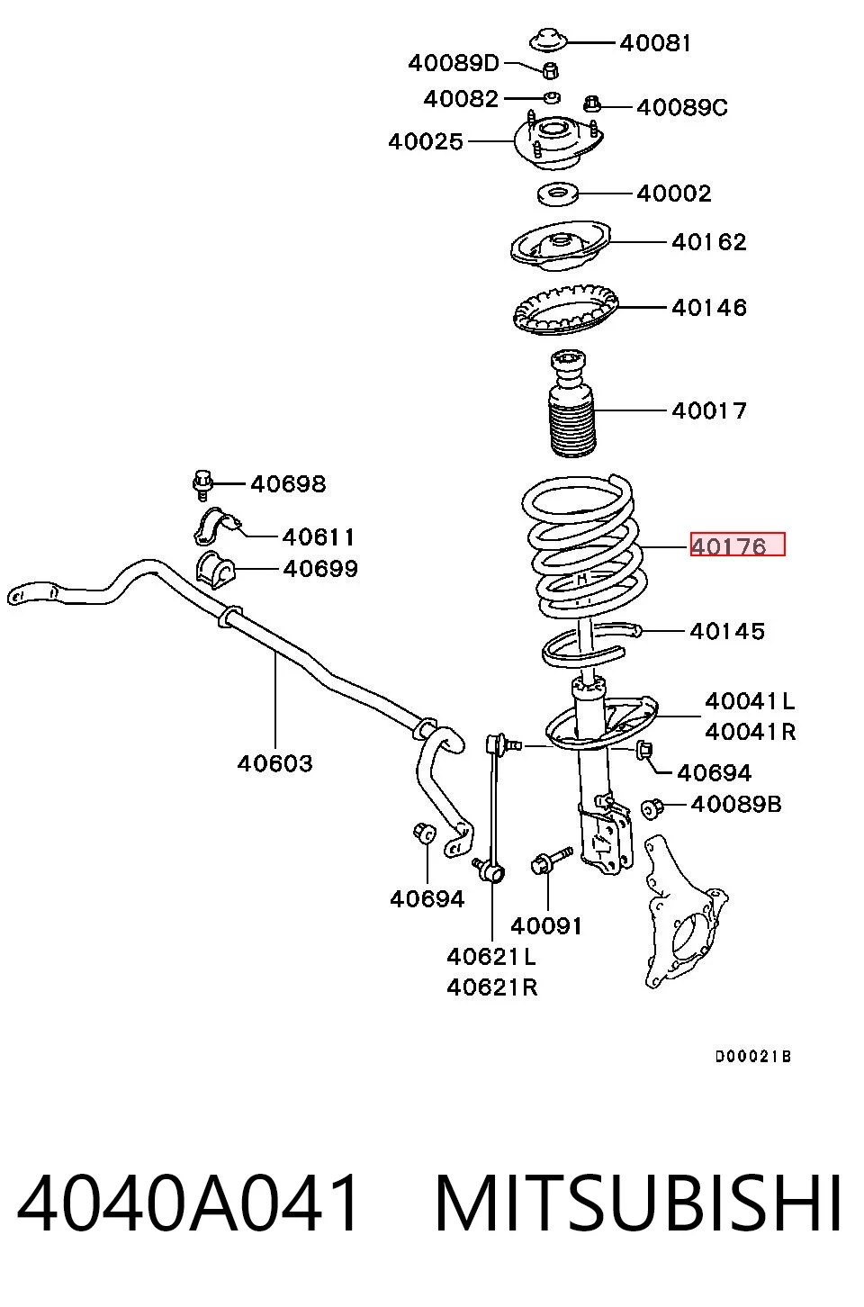 4040A041 Mitsubishi