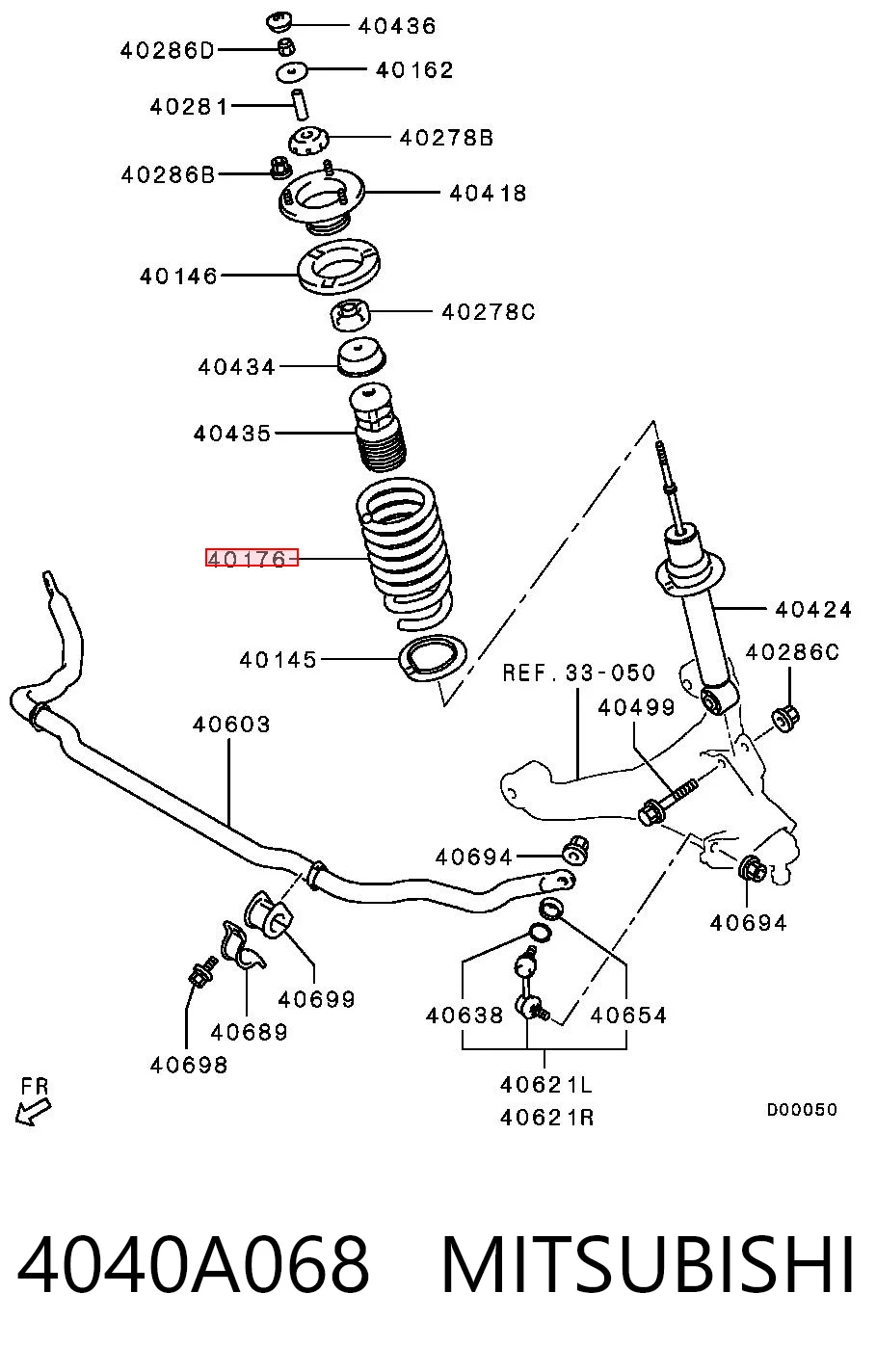 4040A068 Mitsubishi