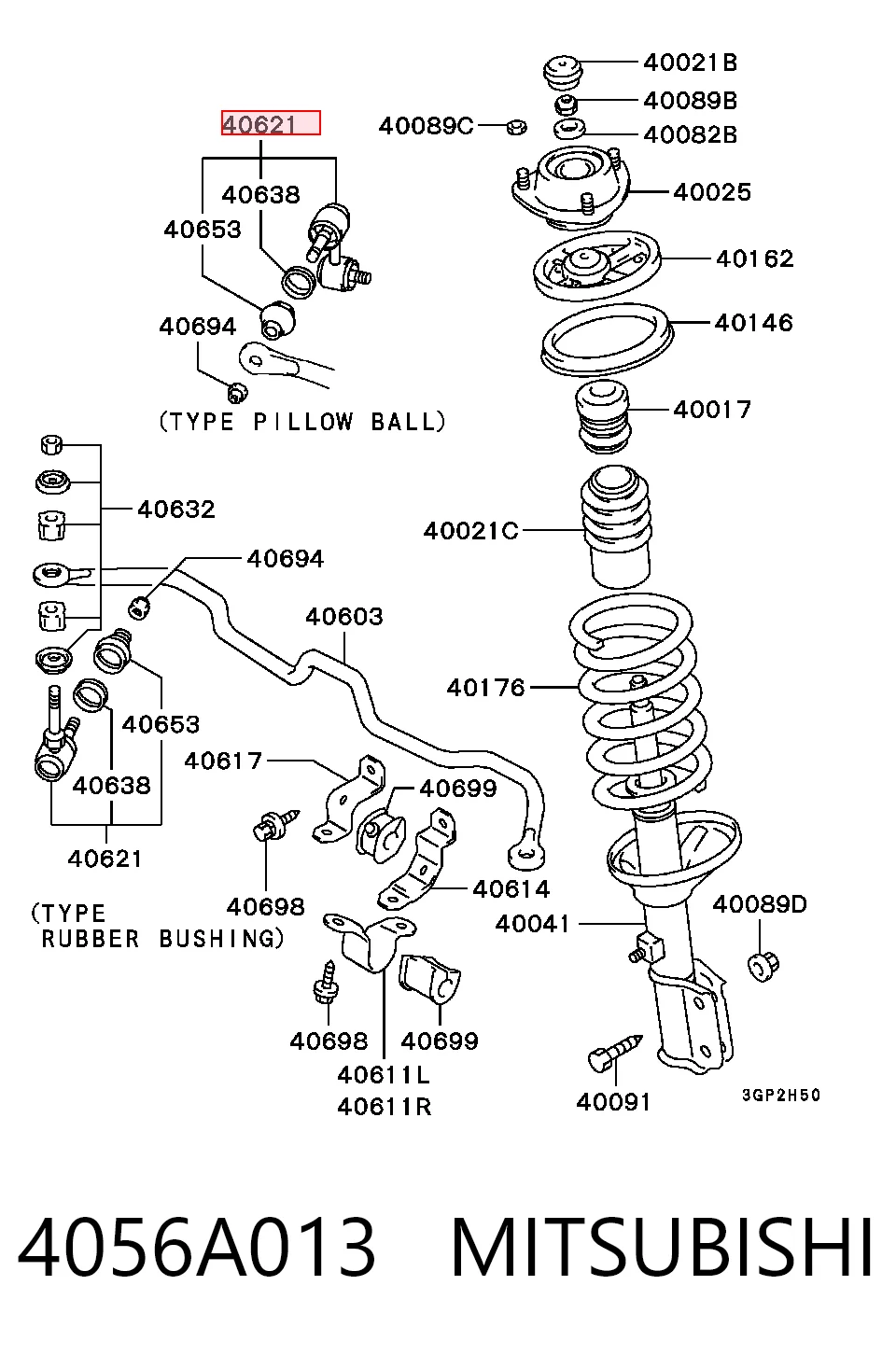 4056A013 Mitsubishi