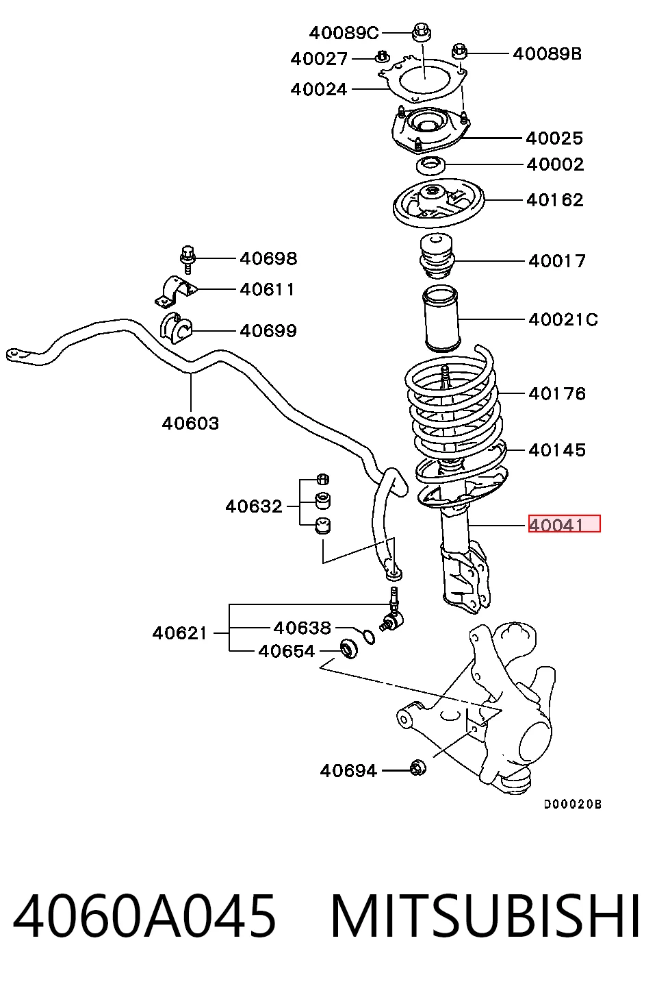 4060A045 Mitsubishi