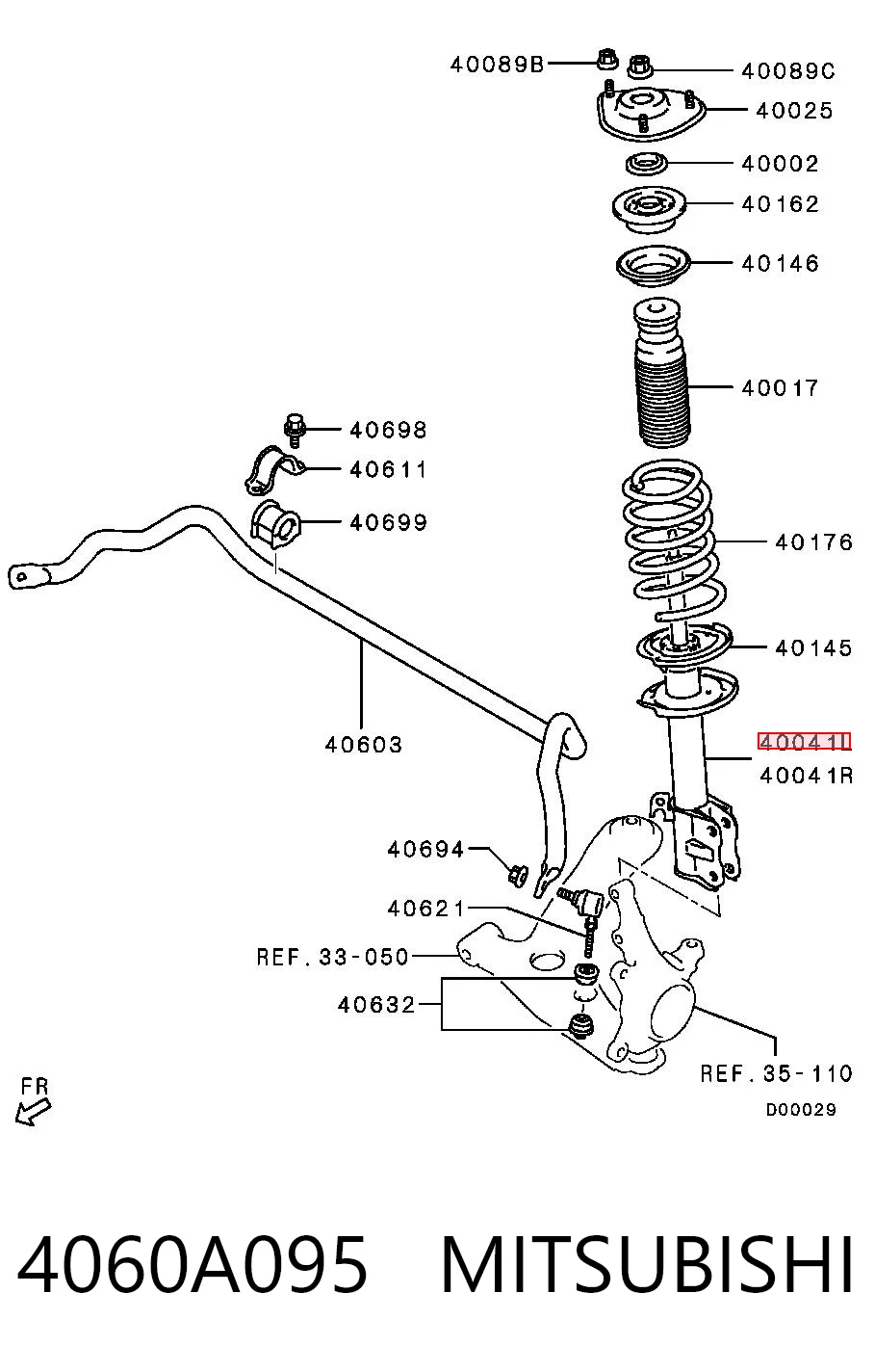 4060A095 Mitsubishi