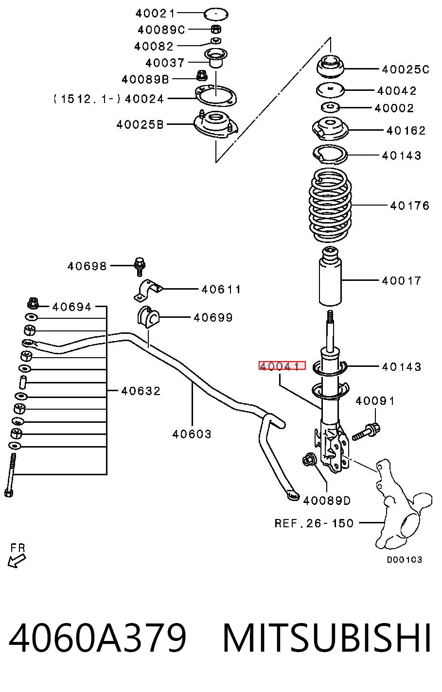 4060A379 Mitsubishi
