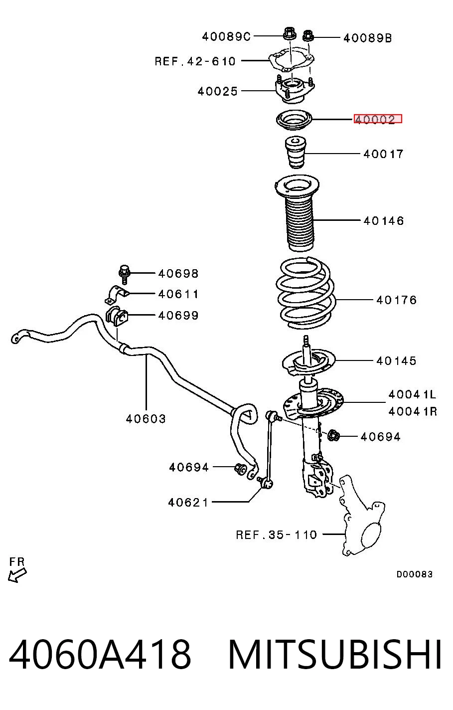 4060A418 Mitsubishi