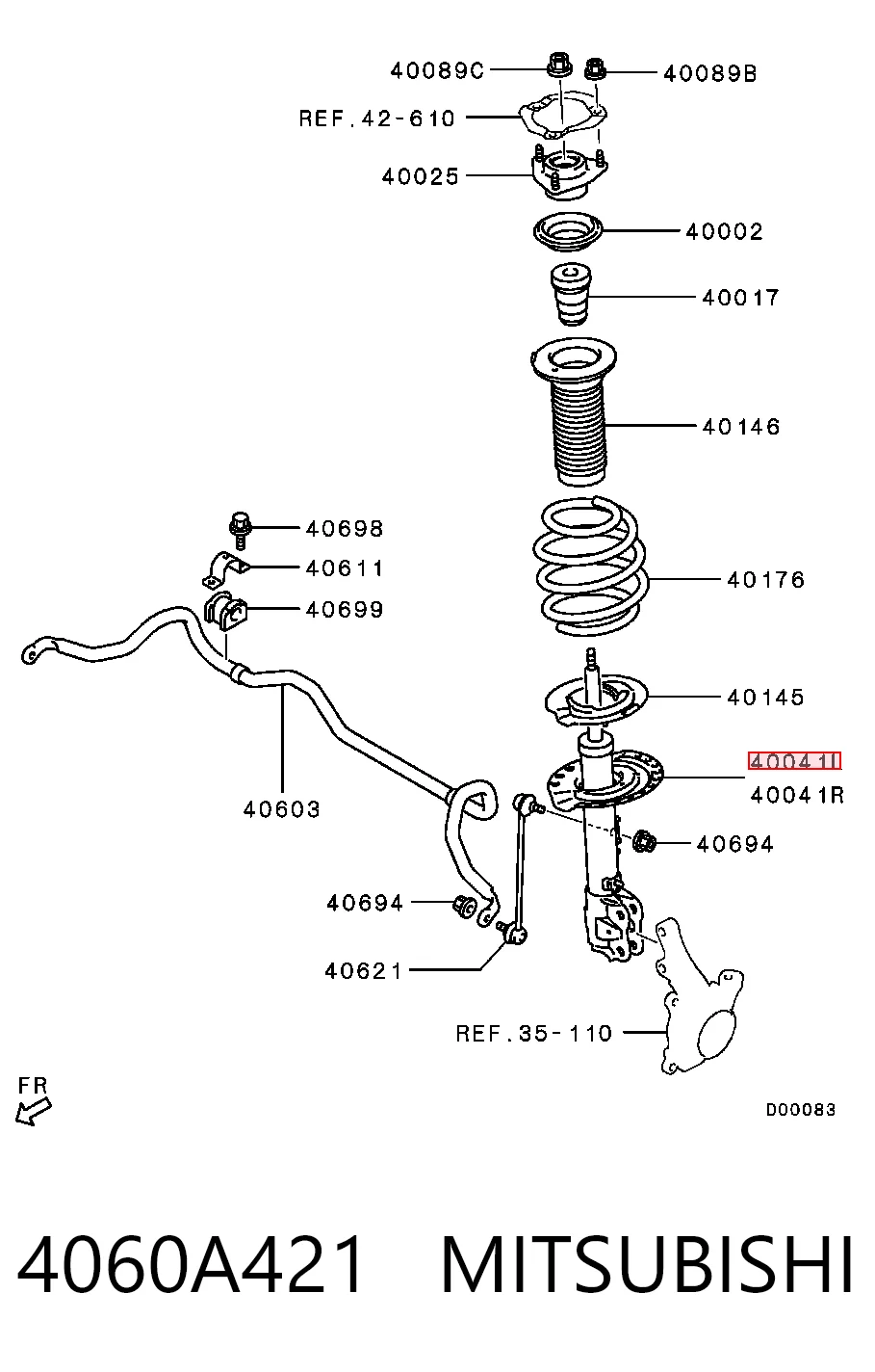 4060A421 Mitsubishi