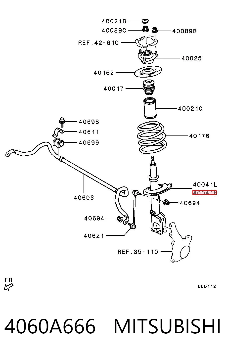 4060A666 Mitsubishi