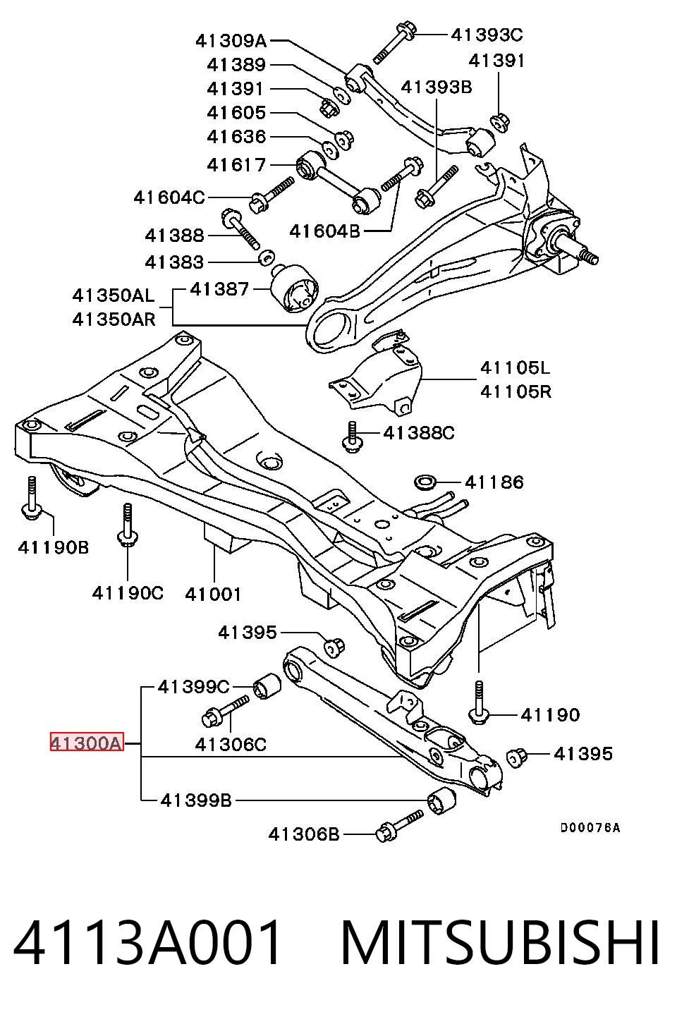 4113A001 Mitsubishi