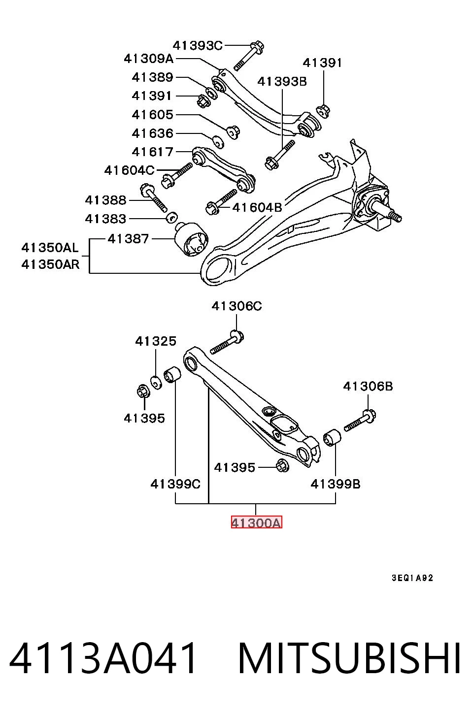 4113A041 Mitsubishi