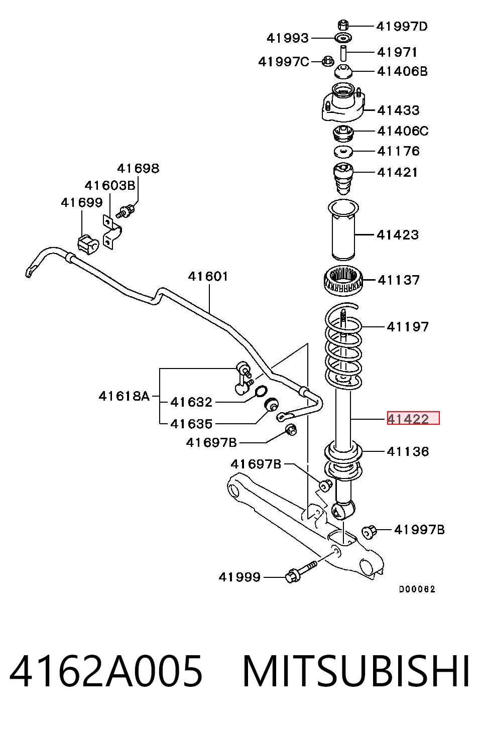 4162A005 Mitsubishi