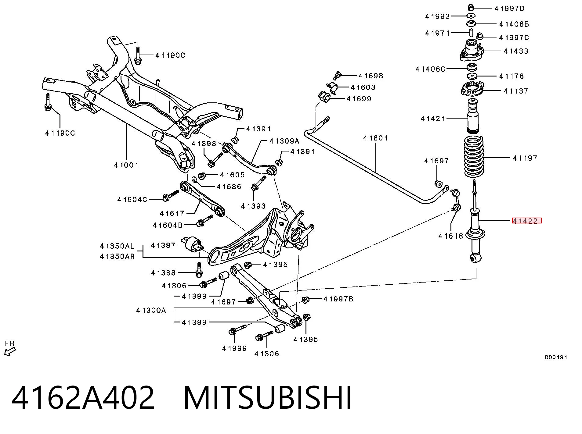4162A402 Mitsubishi